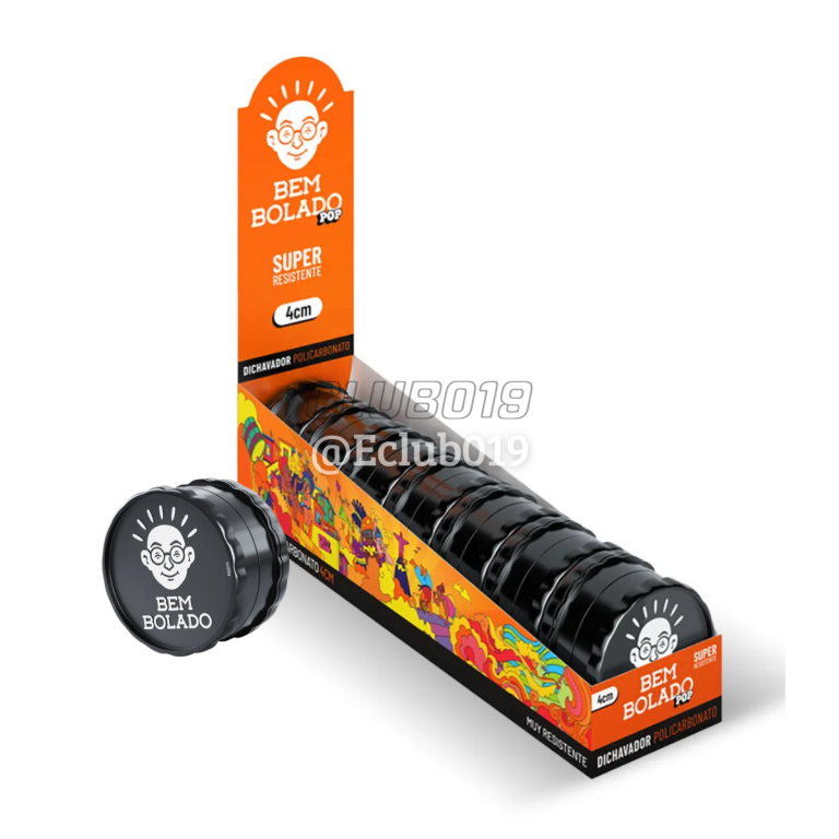 DICHAVADOR BEM BOLADO POLICARBONATO 4CM PRETO C/7