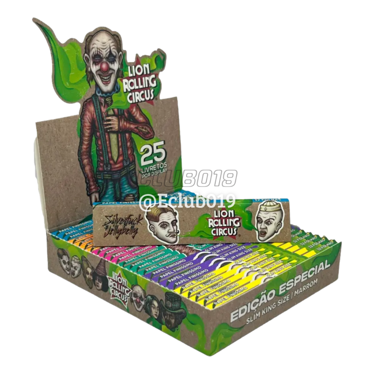 SEDA LION ROLLING CIRCUS MARROM SLIM EDICAO ESPECIAL 25X32