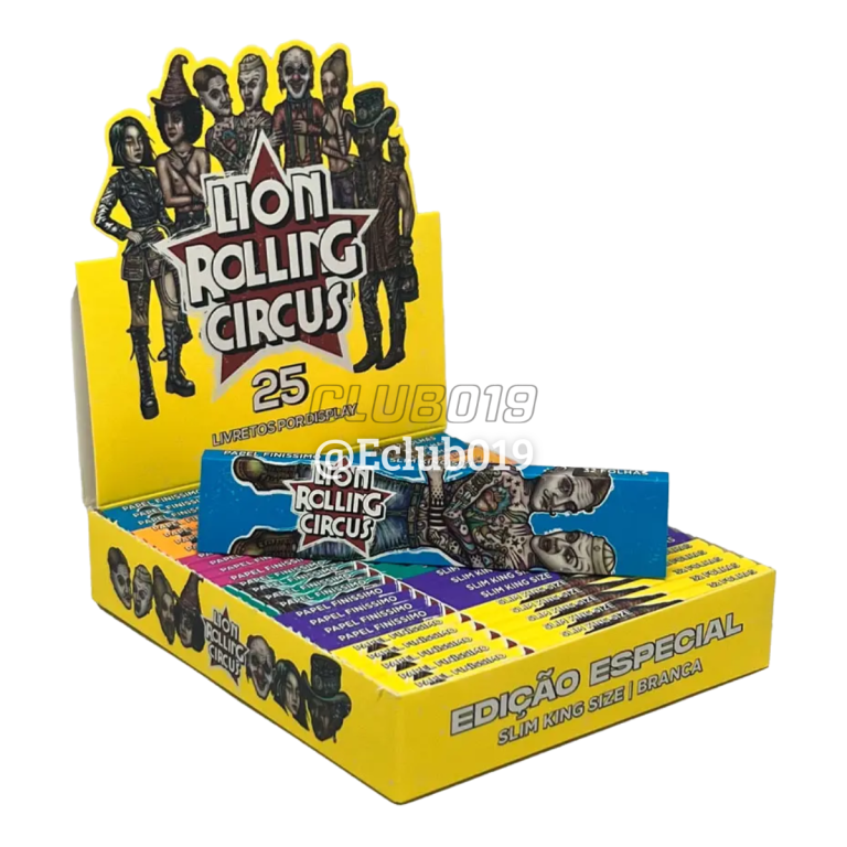 SEDA LION ROLLING CIRCUS BRANCA SLIM EDICAO ESPECIAL 25X32
