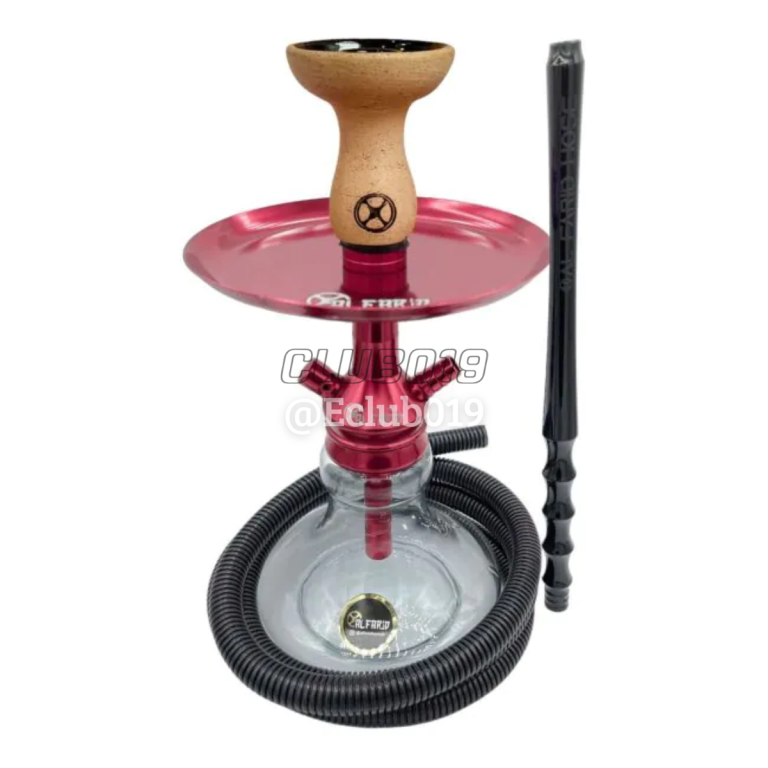 NARGUILE ALFARID KIT PEQUENO VERMELHO