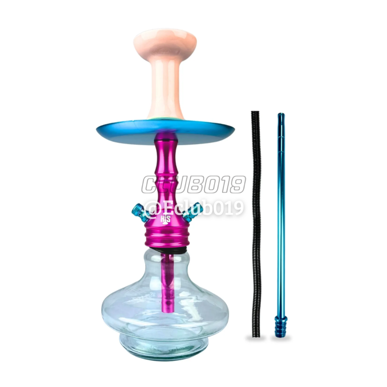 NARGUILE HEROES HOOKAH PEQUENO ROSA ESTAMPA ARLEQUINA