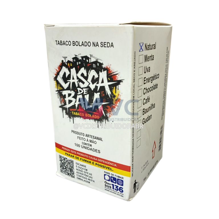 BOLADO DE TABACO CASCA DE BALA TRADICIONAL C/100