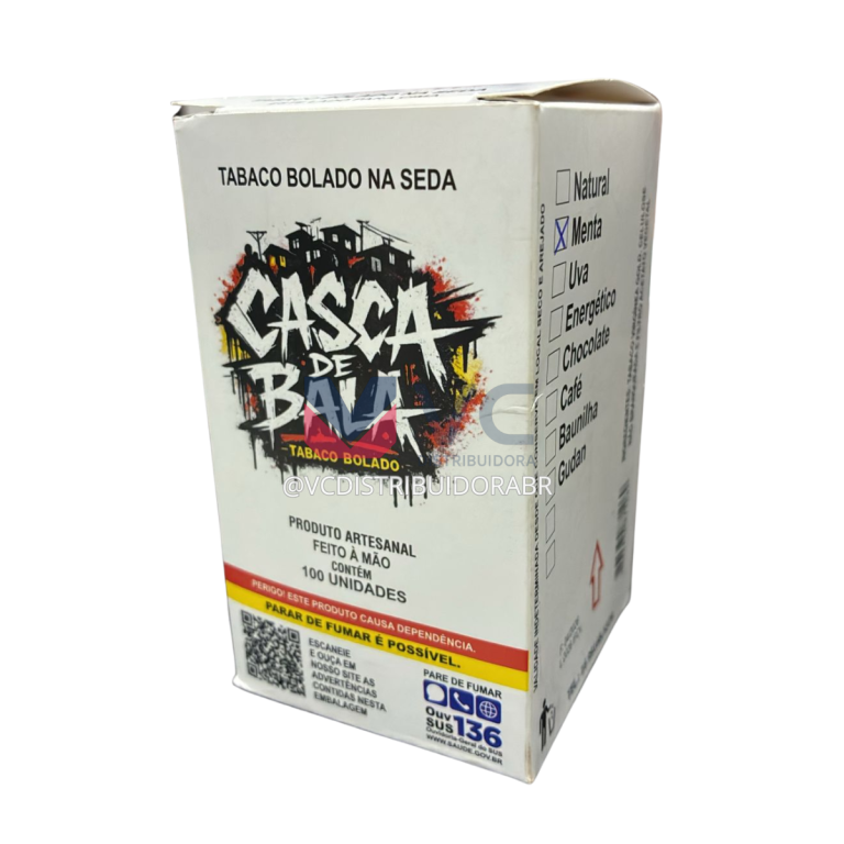 BOLADO TABACO CASCA DE BALA MENTA C100