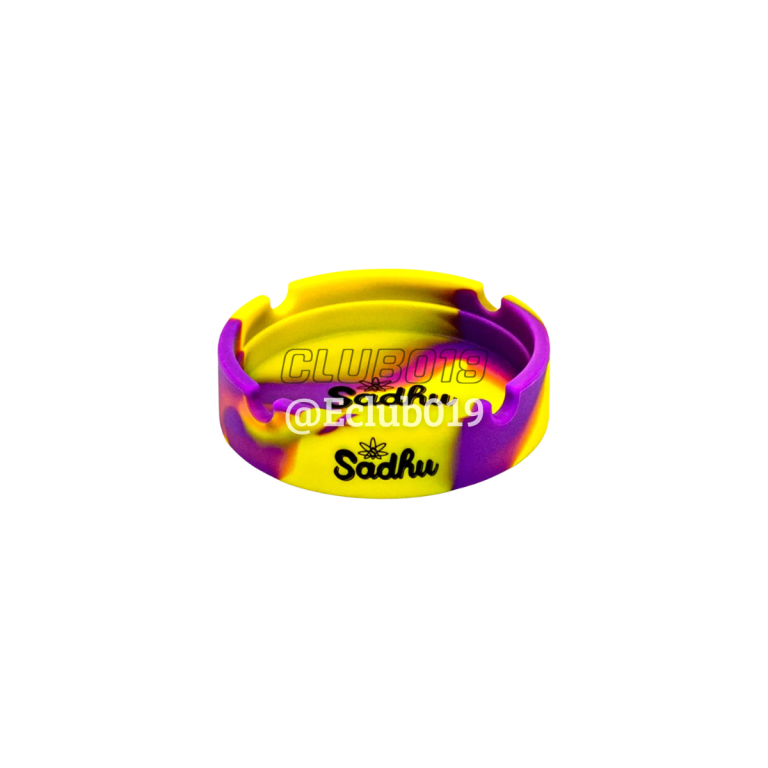 CINZEIRO SADHU SILICONE REDONDO P ROXO/AMARELO