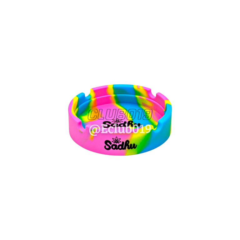 CINZEIRO SADHU SILICONE REDONDO P AZUL/ROSA/AMARELO