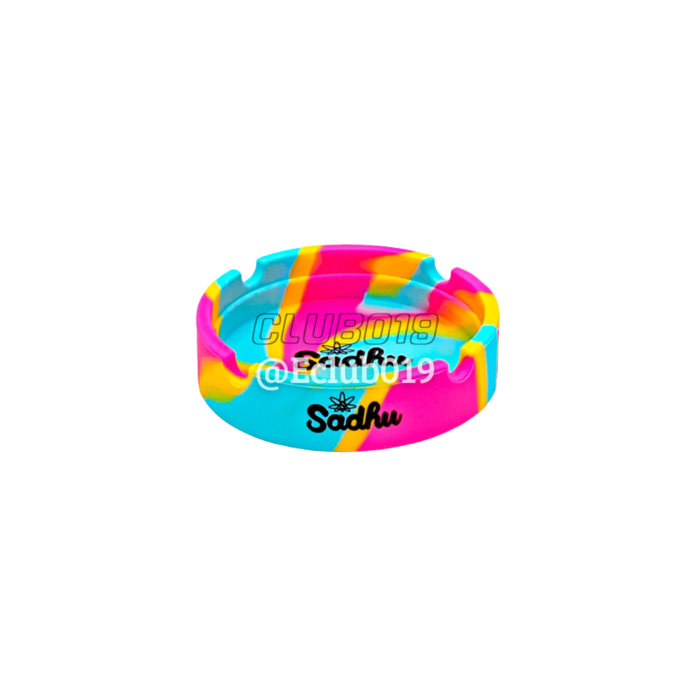 CINZEIRO SADHU SILICONE REDONDO P ROSA/AZUL