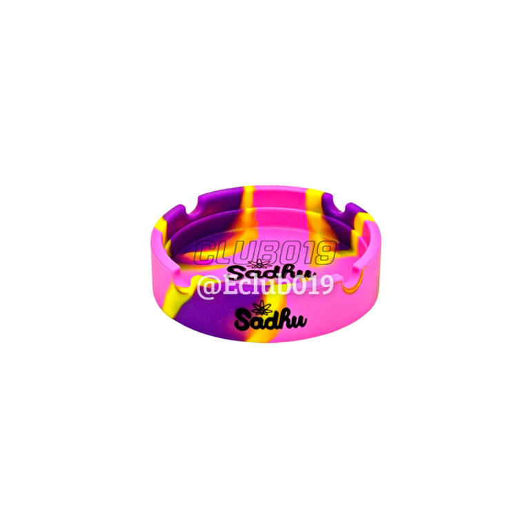 CINZEIRO SADHU SILICONE REDONDO P ROSA/ROXO/AMARELO