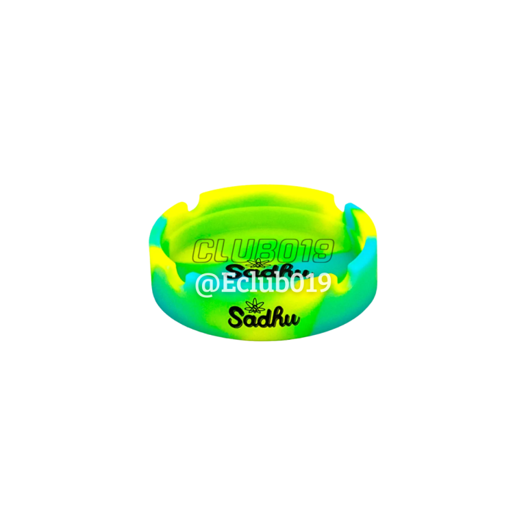 CINZEIRO SADHU SILICONE REDONDO P VERDE/AMARELO
