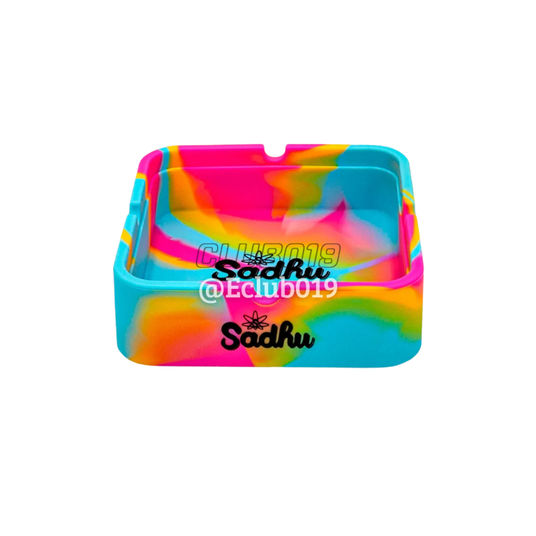 CINZEIRO SADHU SILICONE QUADRADO ROSA/AZUL