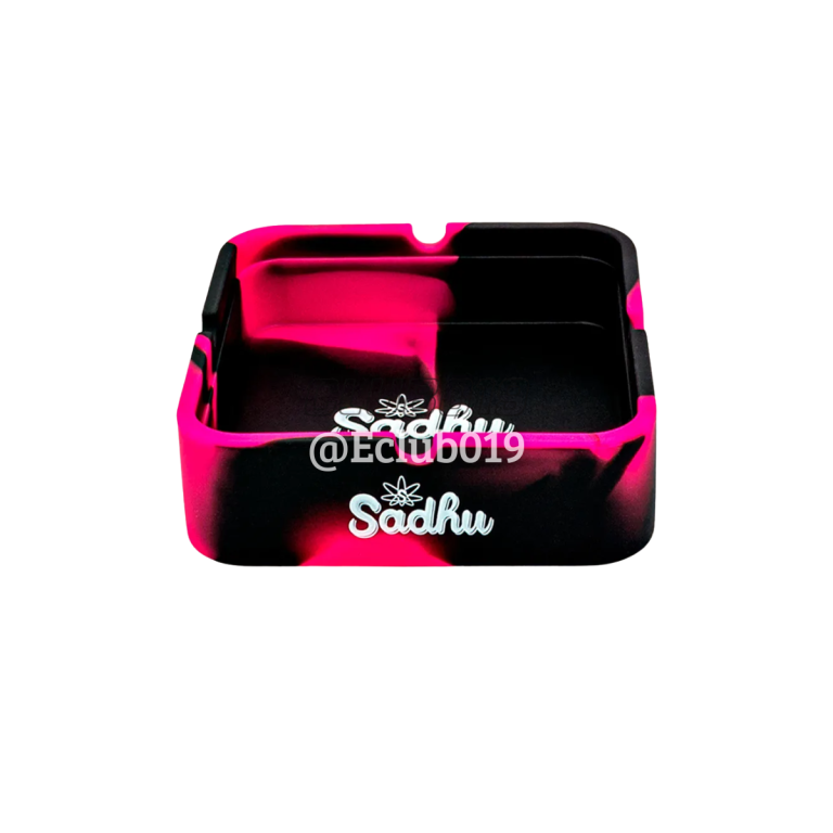 CINZEIRO SADHU SILICONE QUADRADO ROSA/PRETO