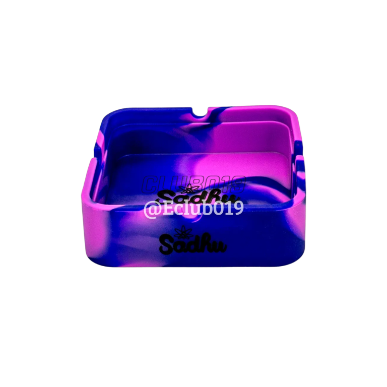 CINZEIRO SADHU SILICONE QUADRADO ROXO/AZUL