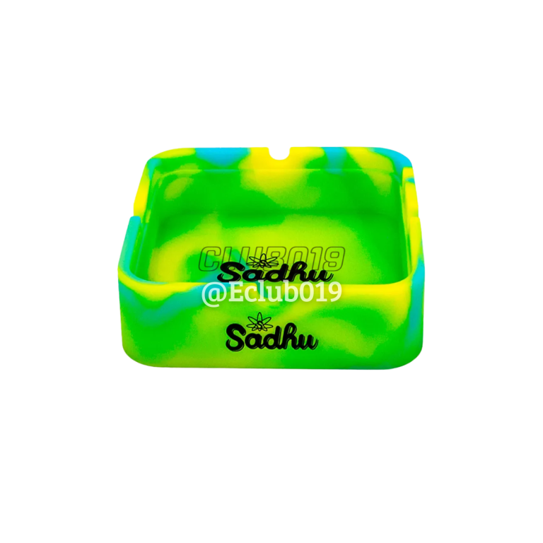 CINZEIRO SADHU SILICONE QUADRADO VERDE/AMARELO
