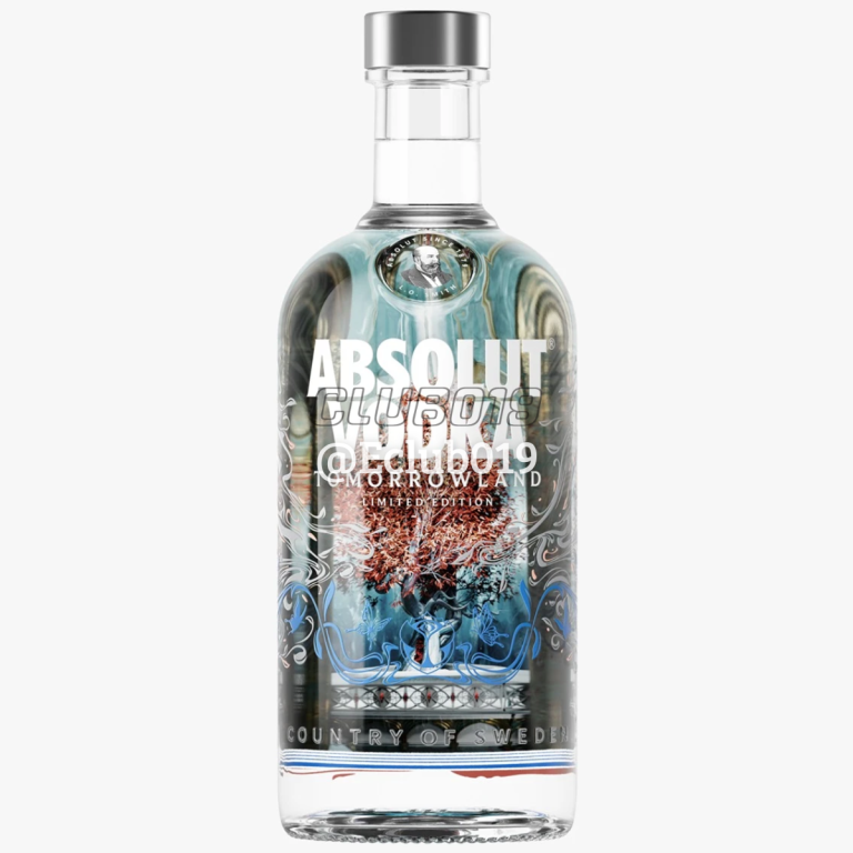 VODKA ABSOLUT ORIGINAL 700ML EDIÇÃO TOMORROWLAND TREE