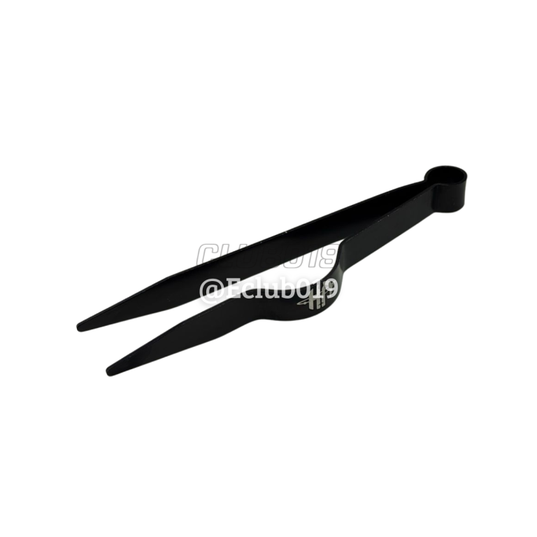 PEGADOR CARVÃO NARGUILE PEQUENO ROSH PRETO Pinça