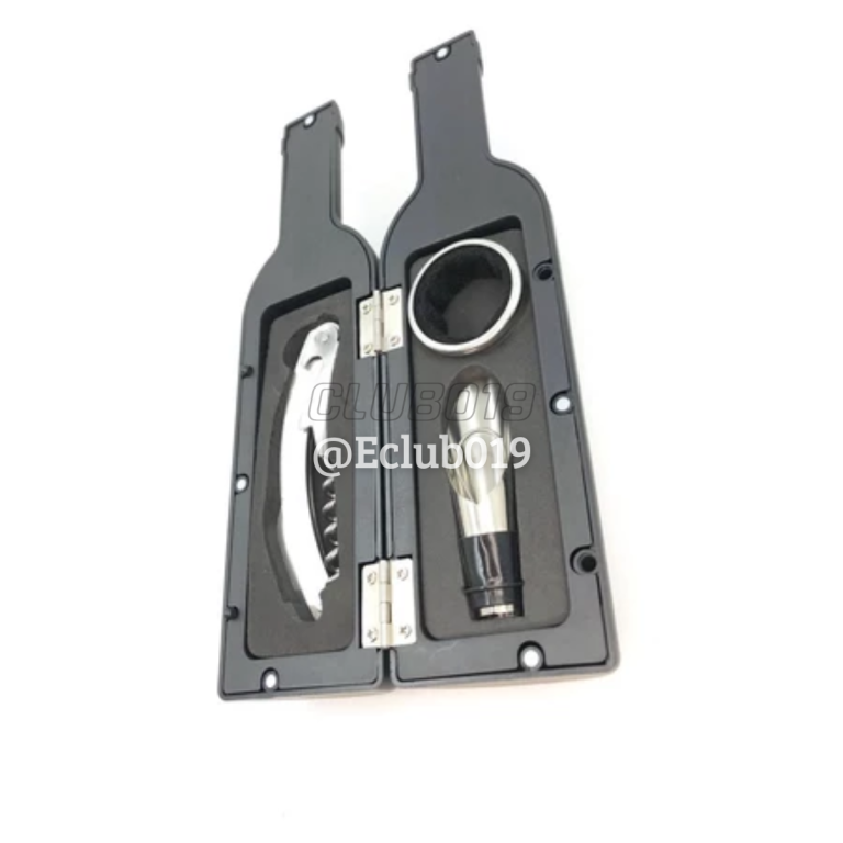 KIT ABRIDOR VINHO SACA ROLHAS Acessórios Inox