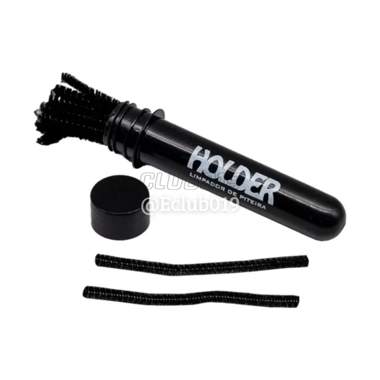 LIMPADOR PITEIRA VIDRO HOLDER 10 Hastes Pipe Bong C/Tubete