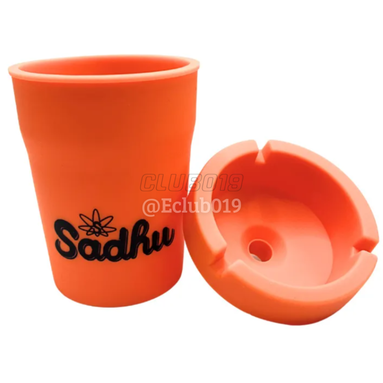 CINZEIRO SADHU AUTOMOTIVO SILICONE COPO LARANJA