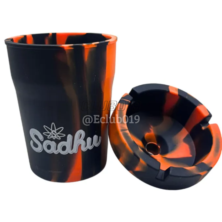 CINZEIRO SADHU AUTOMOTIVO SILICONE COPO MESCLADO LARANJA PRETO