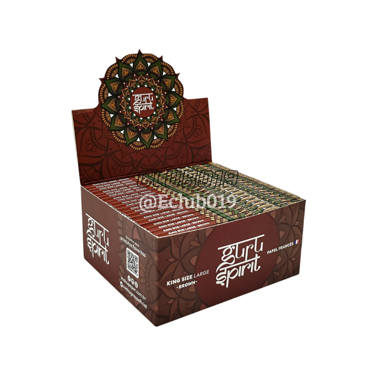 SEDA GURU SPIRIT BROWN KS 40un 35 Folhas Não Branqueada