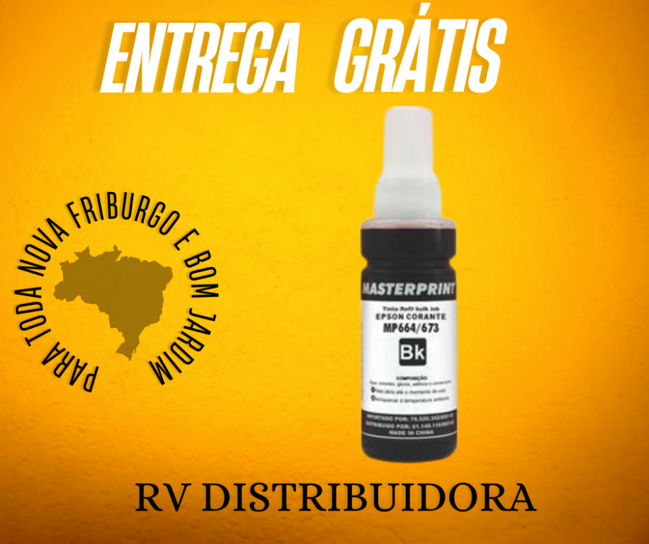 REFIL DE TINTA EPSON COMPATÍVEL 664 PRETO 100 ML - MASTERPRINT