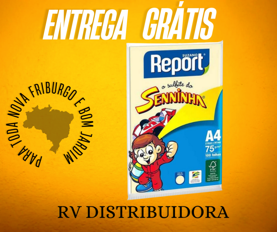 PAPEL A4 REPORT SENNINHA COLORIDO AMARELO 075G/M210MMX297MM -100FS