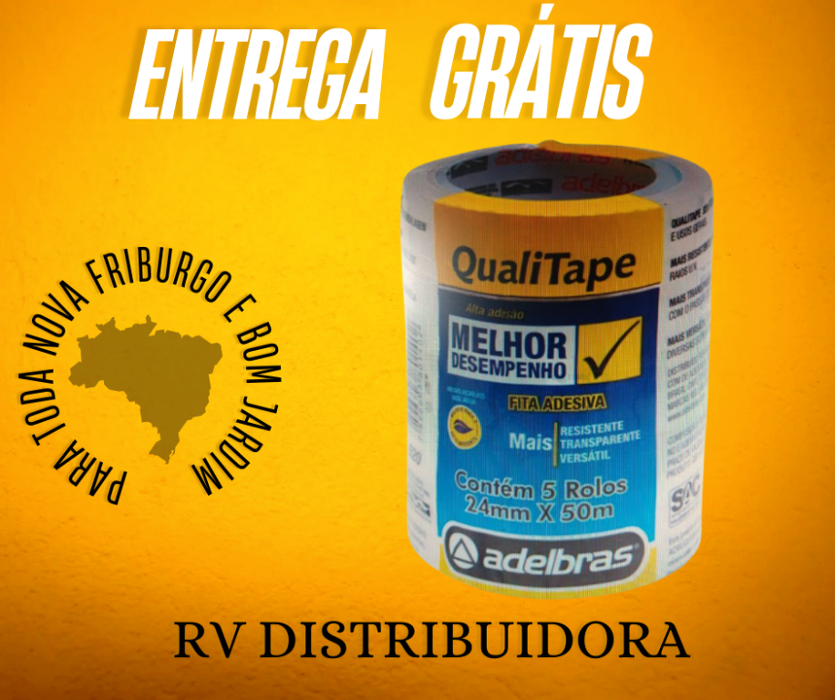 FITA PARA EMPACOTAMENTO QUALITAPE 24MMX50M. TRANSP