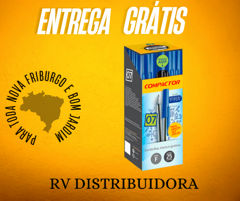 CANETA COMPACTOR 07. PRETO
