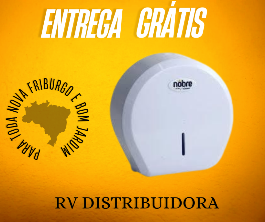 DISPENSER PARA PAPEL HIGIÊNICO ROLÃO 300/500M - NOBRE