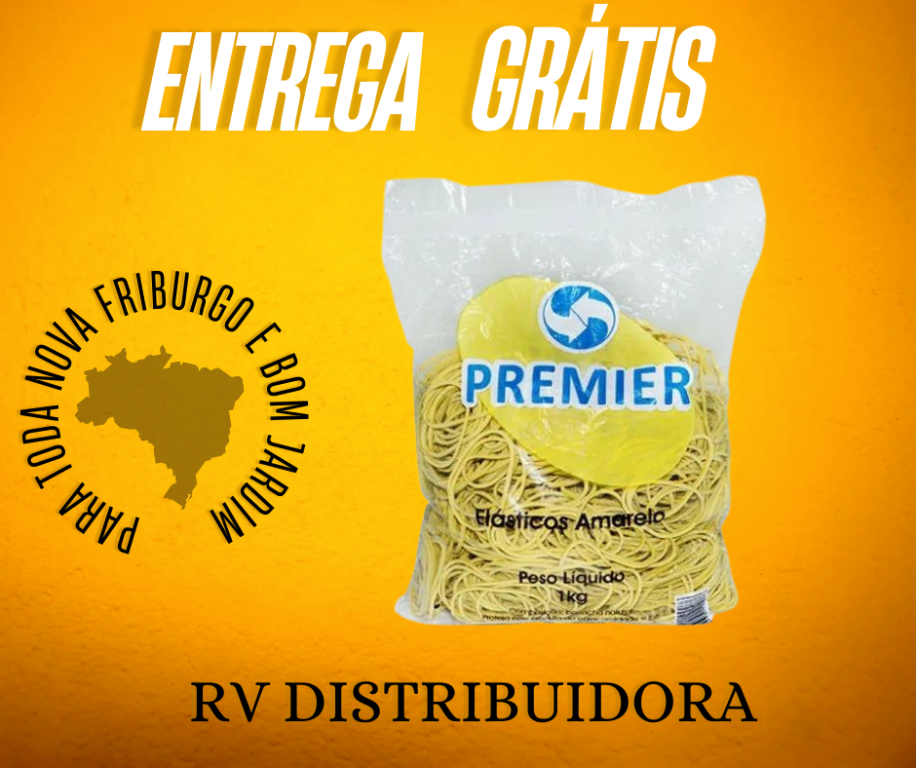 ELASTICO DE 1KG AMARELO MARCA PREMIER