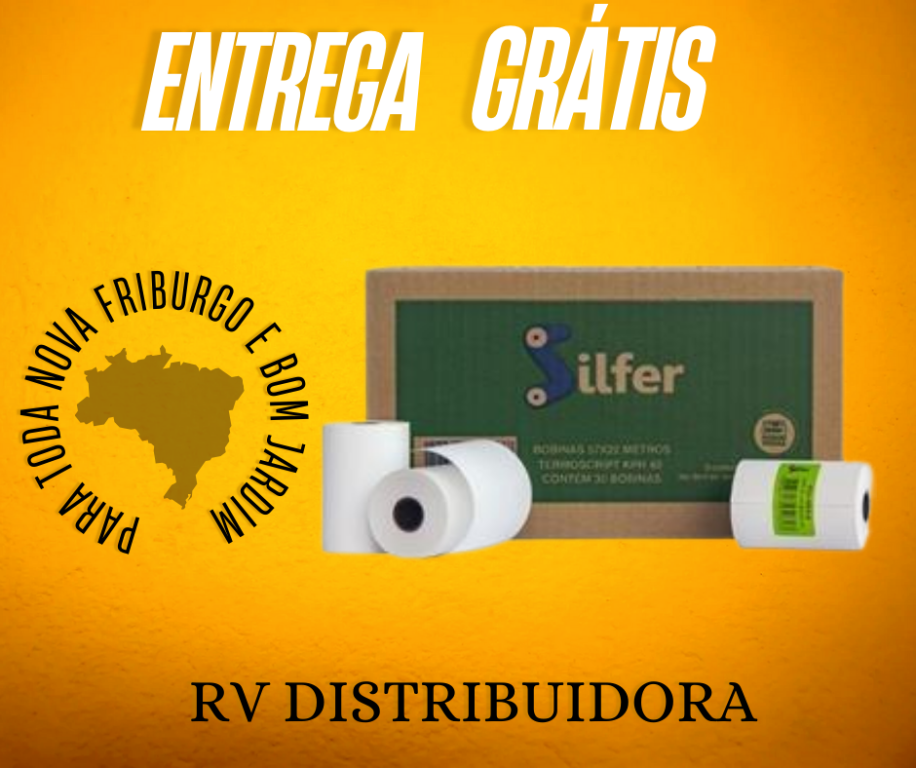 Bobina Térmica 57 mm x 22 m Branca 48 g