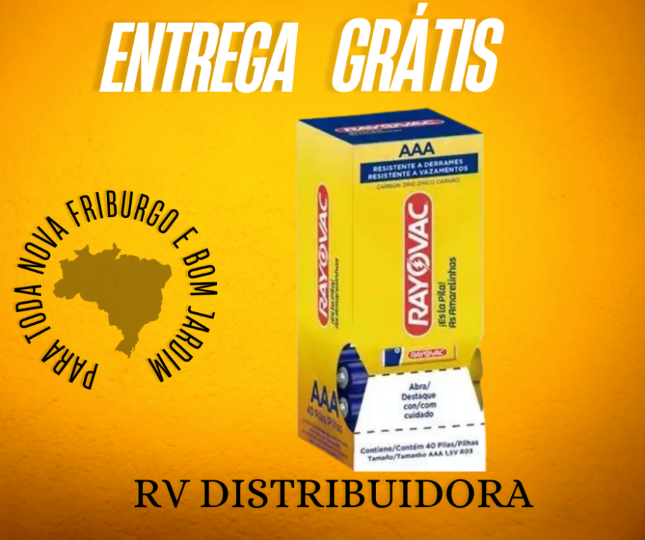 PILHA RAYOVAC AMARELINHA PALITO ATACADO- 10 CONJ C/4