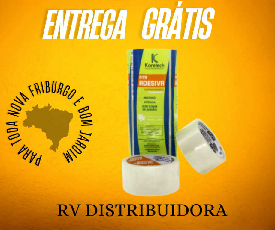 FITA P/ EMPACOTAMENTO TRANSP 45X40MTS C/4 UNID