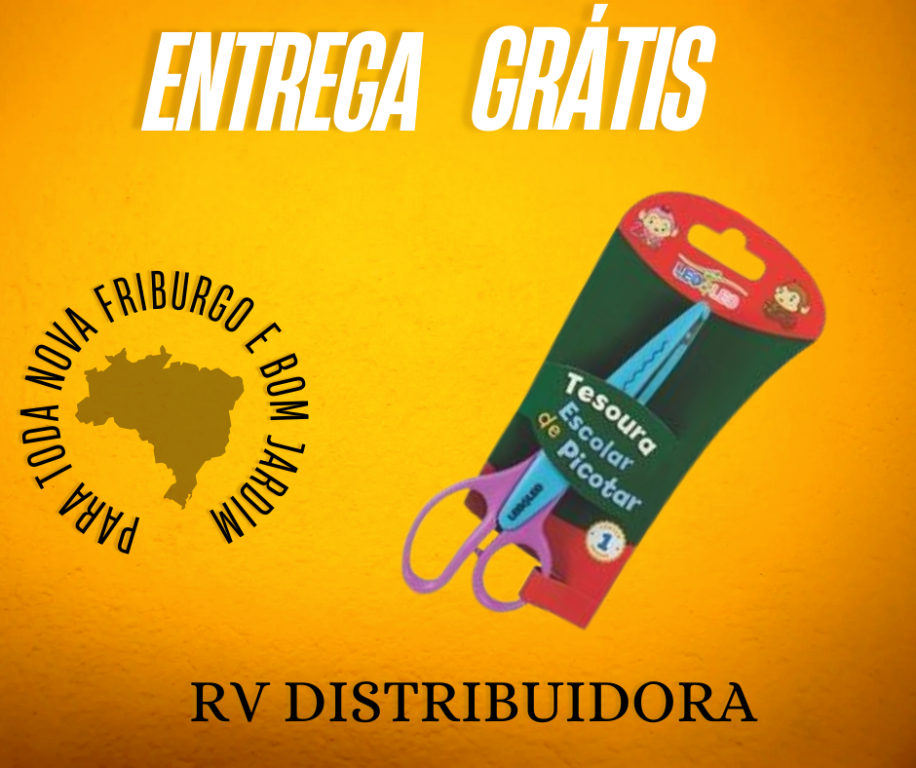 TESOURA ESCOLAR PRETA 13 CM-LEONORA