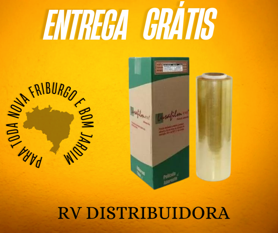 FILME EM BOBINA TAMANHO 45cm X 1500mts