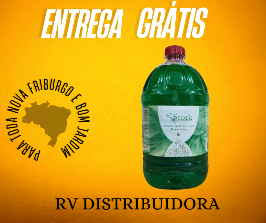 SABONETE LIQUIDO ERVA DOCE STORK 5LT