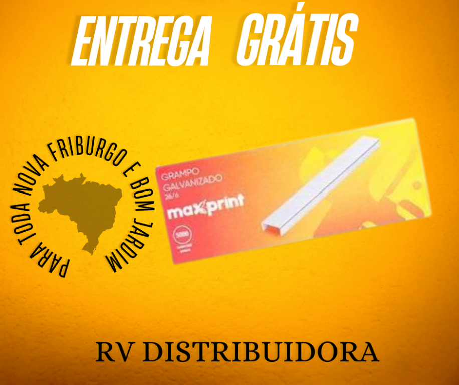 GRAMPO 26/6 5000UNID.MAXPRINT PRATA G