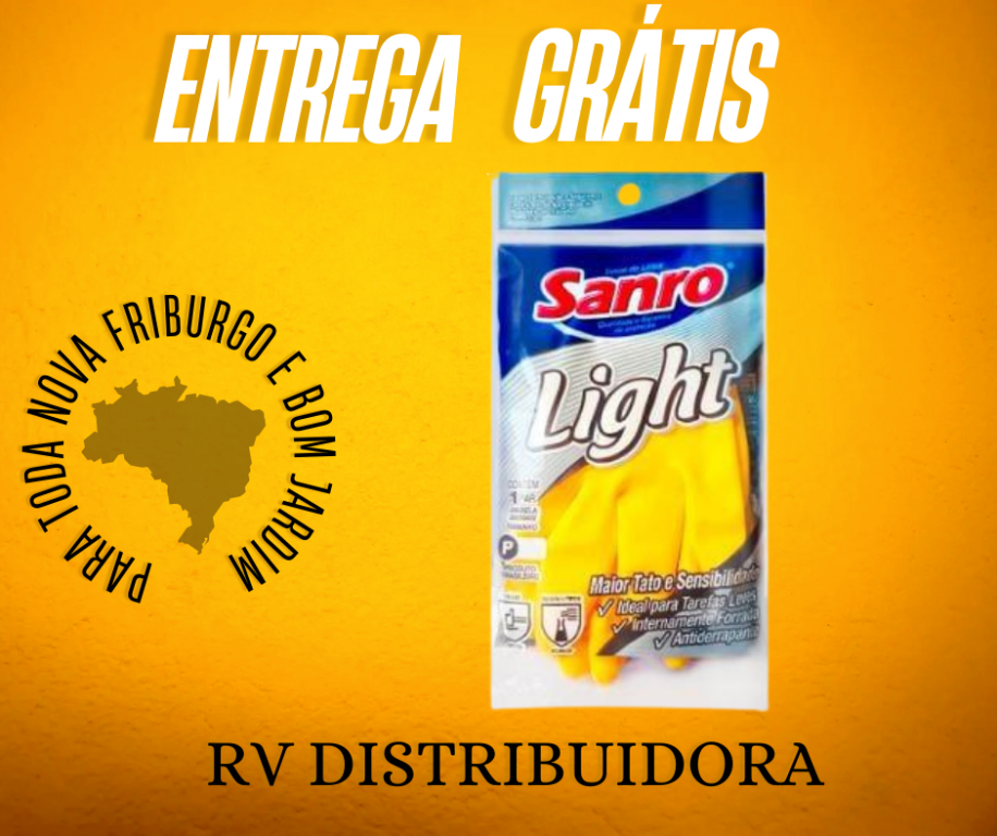 LUVA SANRO LIGHT TAMANHO P