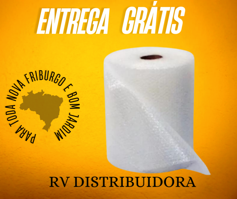 PLÁSTICO BOLHA BOBINA 0,60 CM X 25 M - PLASTBOLHA