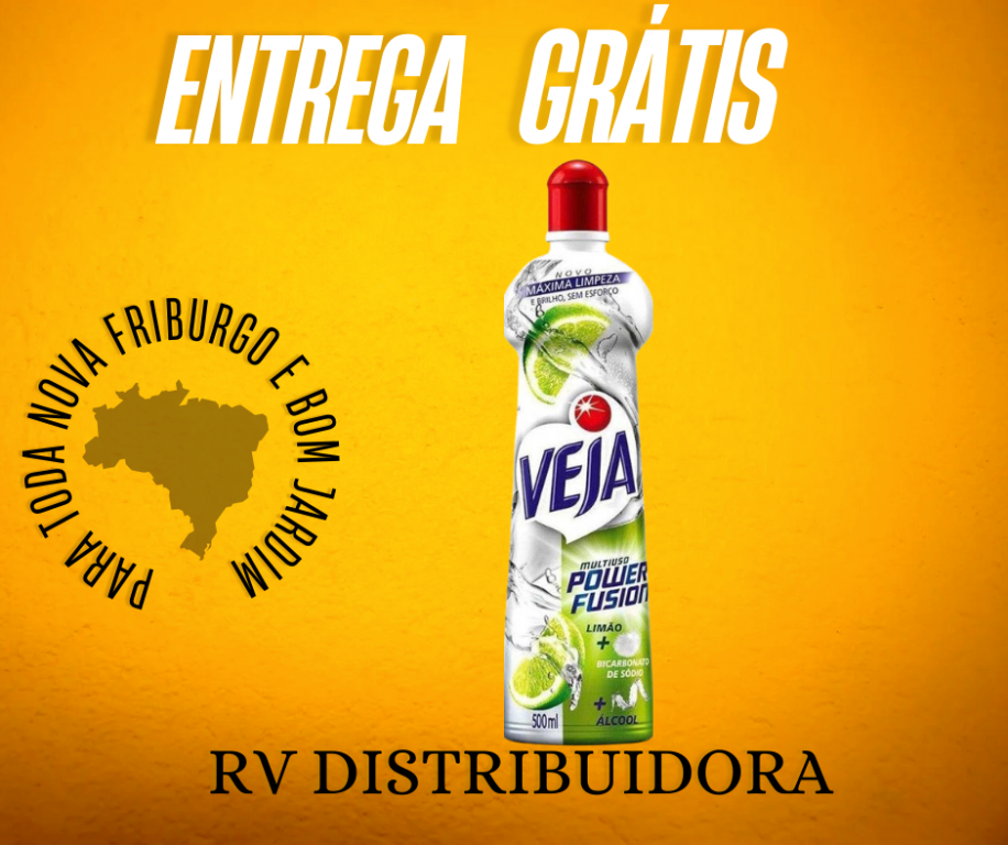 LIMPADOR VEJA M USO POWER FUSION LIMÃO + BICAR 500 ML