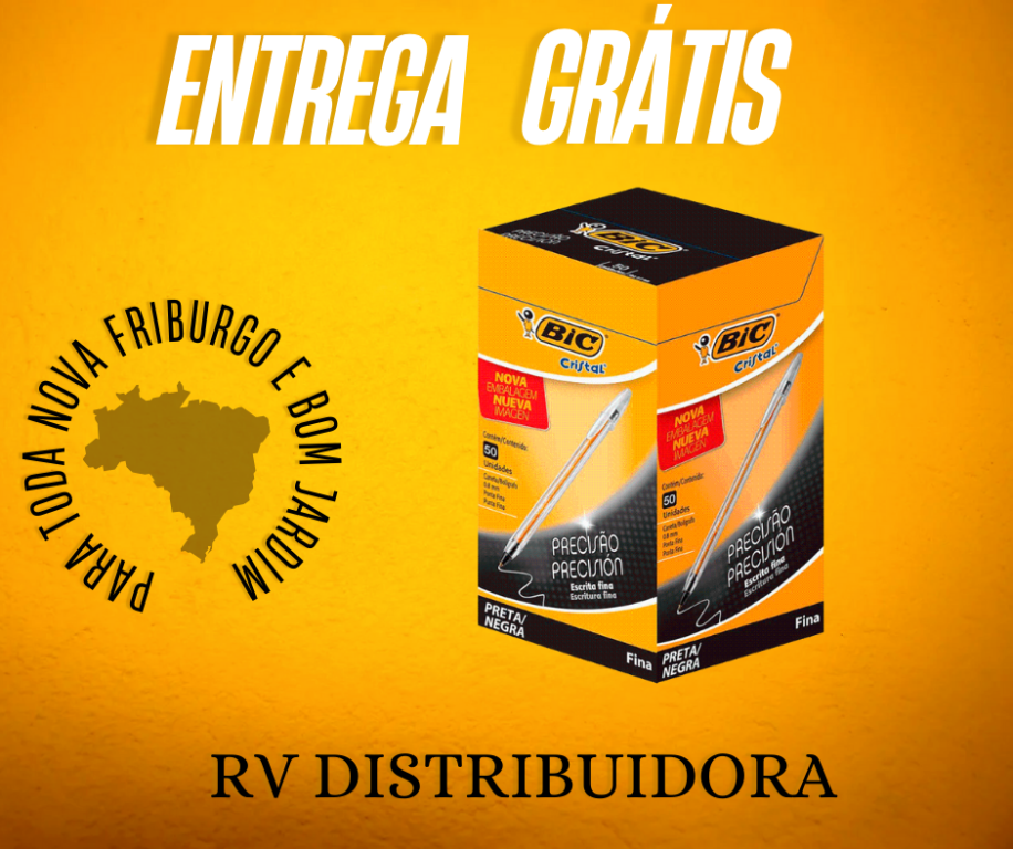 CANETA BIC FINA PRECISAO/CRISTAL PT/CXC/50