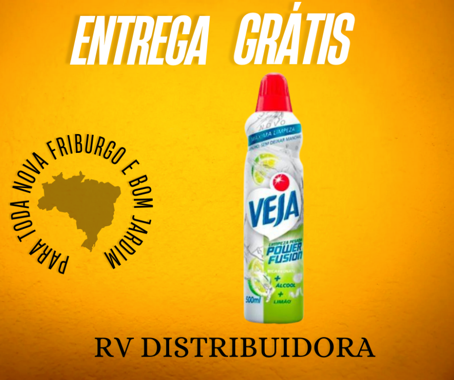LIMPADOR VEJA P. POWER FUSION BICAR/ALCOOL/LIMÃO/500ML