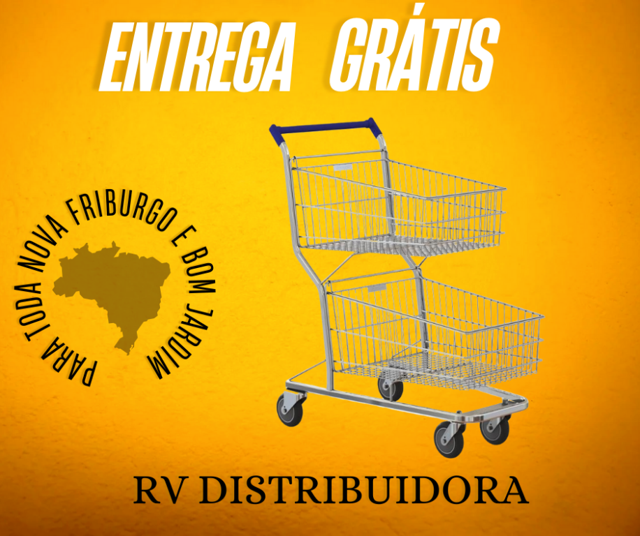 CARRINHO DE COMPRAS AMAPÁ PREMIUM 130L DUPLO GALVANIZADO - UNIDADE
