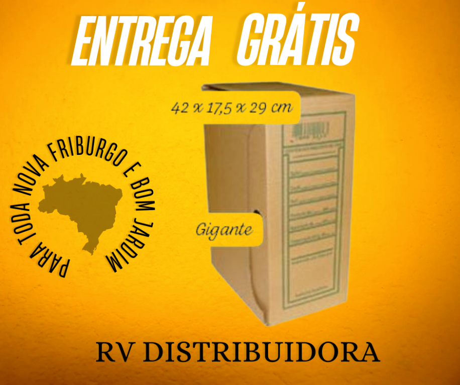 Arquivo morto (papelão) 42 cm x 17,5 cm x 29 cm (Gigante)