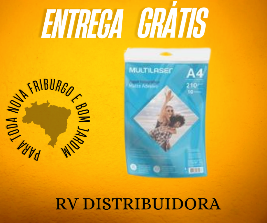 PAPEL FOTOGRAFICO ADESIVO MATTE 210G PE007ATACADO - PCT C/10