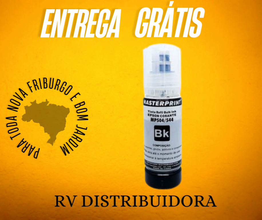 REFIL DE TINTA EPSON COMPATÍVEL 504 E 544 CORANTE 70 ML PRETO - MASTERPRINT
