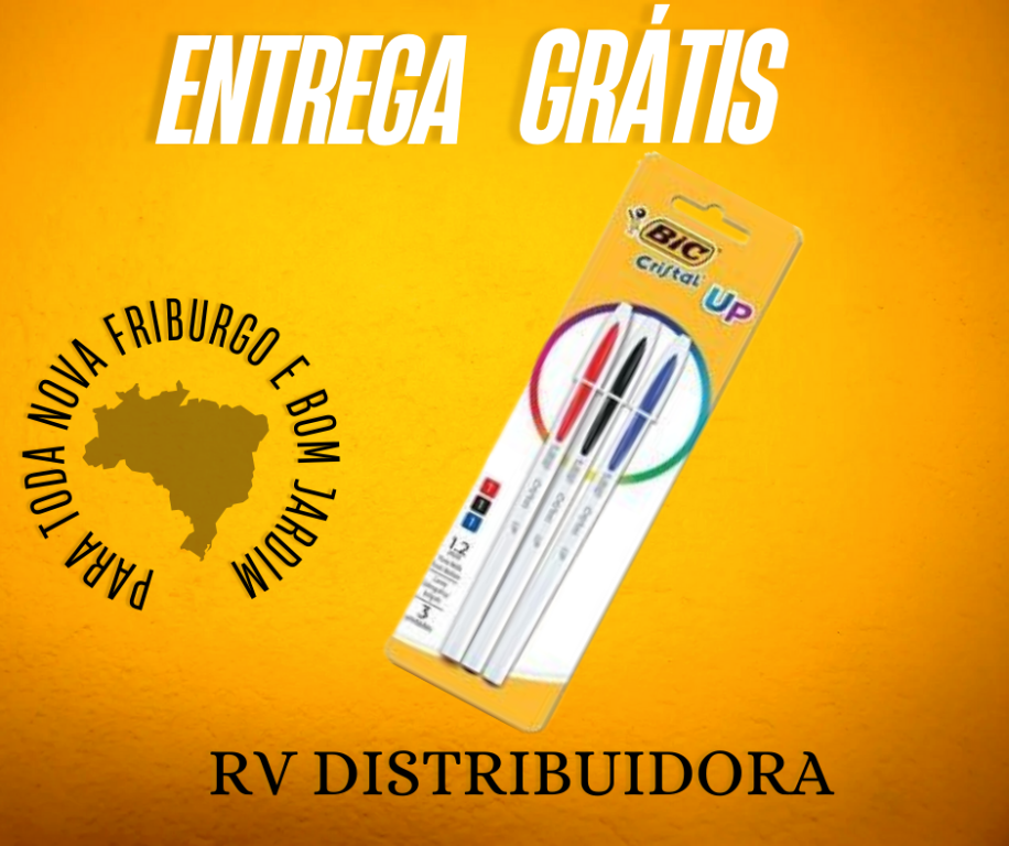 CANETA ESFEROGRAFICA CRISTAL UP AZ+PT+VERM - BIC