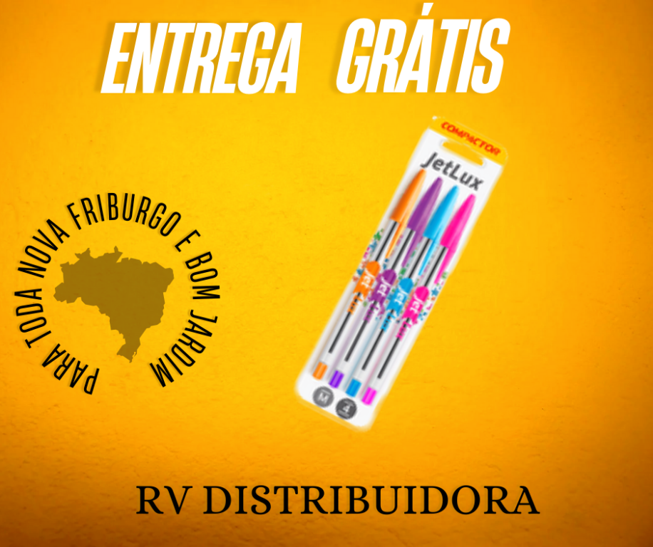 CANETA ESFEROGRAFICA JET LUX 4 CORES (LR/RX/AZ/RS)-COMPACTOR