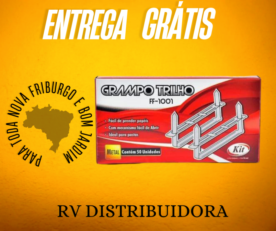 GRAMPO TRILHO KIT METAL CX C/50