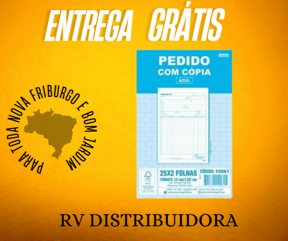 TALÃO DE PEDIDO 1/18 2 VIAS 25 FLS. 137 MM X 207 MM - SD/ANIMATIVA