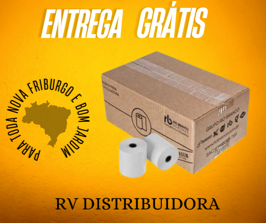 BOBINA TÉRMICA 57MMX40 M 48g BRANCA